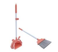 HAMPPLIES 1 Set Broom and Dustpan for Lightweight Cleaning Playset Adorable Housekeeping Tools for Kindergarten Durable and Safe Design for Easy Use