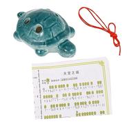 HAMPPLIES 1 Set Turtle Shape Ocarina Flute Portable Porcelain Ocarina for Beginners Lightweight Musical Instrument for Easy Playing and Beautiful Melodies
