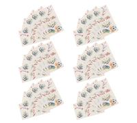 HAMPPLIES 10 Packs X 5 Sheets Soccer Temporary Stickers, Glitter Football Face for Game Day Supporters, Unisex Party Favors for Fans
