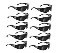 HAMPPLIES 10 Pairs Professional Welding Glasses Safety Goggles with Dark Lens Light Protective Eyewear for Eye Protection Comfortable Industrial Use for Tig Welding