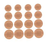 HAMPPLIES 100pcs Breathable Round Fabric Large Plasters 22mm 25mm 30mm 38mm for Finger Elbow Joint Care Wound Protection