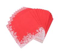 HAMPPLIES 100pcs Christmas Snowflake Disposable Napkins Absorbent Paper Tissues for Holiday Party Decorations Winter Dinner Table Supplies Festive Xmas Paper Napkins for Family Gatherings