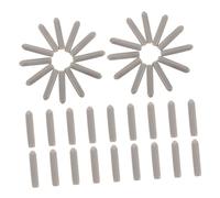 HAMPPLIES 100pcs Dishwasher Rack Repair Caps Flexible Protection Covers for Glassware Durable Soft Plastic End Caps to Prevent Scratches Dust Easy Installation Fit