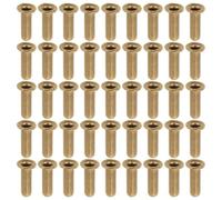 HAMPPLIES 100pcs Harp Rivets Metal Hollow Rivets Tubular Eyelets for Harp String Repair Instrument Maintenance Fits DIY Crafting and Professional Repairs
