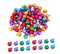 HAMPPLIES 100pcs Pet Bell Mini Christmas Tree Ornaments Christmas Ornaments Bells Little Jingle Hanging