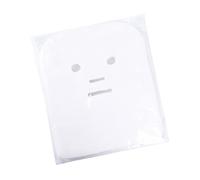 HAMPPLIES 100pcs Pre-cut Facial Mask Gauze Sheets for Skin Care Disposable Beauty Accessories with Eye Nose Mouth Openings Suitable for Mud Oat Masks Enhances Cream Absorption and