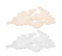 HAMPPLIES 100pcs Temporary Veneers Resin Teeth Patches Easy to Use Portable Cover for Emergency Tooth Restoration Front Caps Moldable for Chipped Protection