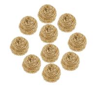 HAMPPLIES 10pcs Brass Wire Soldering Tip Cleaners Ball Sponge for Oxide Removal and Efficient Iron Tip Cleaning No Water Needed Prolongs Soldering Iron Life Suitable for Electronics Repair