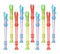 HAMPPLIES 10pcs Clarinet Beginner Wind Instrument for Durable Lightweight Design for Early Education Music Practice Random Color Selection Random Color