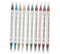 HAMPPLIES 10pcs Double-ended Nail Art Pens Manicure Tools Multi-color Nail Dotting and Drawing Pens for Diy Design at Home