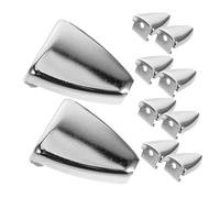 HAMPPLIES 10pcs Electroplated Drum Claw Hooks Metal Clamps for Bass Drum Snare and Triangle Compact Accessories for Electric and Acoustic Kits