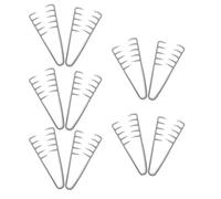 HAMPPLIES 10pcs Fluffy Textured Comb Volume Hair Styling Tool for Women Men Root Lifting Comb Wide Teeth for Bangs Shadow Perm Texturising Curler Curls