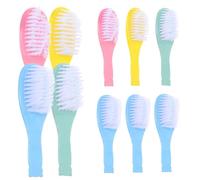 HAMPPLIES 10Pcs Hair Brush Soft Scalp Massage Comb for Boy Girl Convenient Lightweight Household Grooming Kit Gentle Detangling and Knot Removal for Delicate Hair