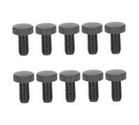 HAMPPLIES 10pcs Metal Guitar Tremolo Bridge Screws Replacement String Fixing Hardware for Acoustic and Electric Guitars Professional Bridge Supplies Black