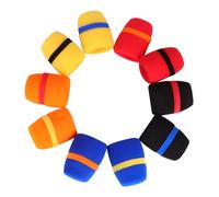 HAMPPLIES 10pcs Random Color Microphone Sponge Covers Thickened Windscreen Protective Mic Covers for Indoor Outdoor Use Noise Reduction for News Interviews Karaoke Stage Random Color
