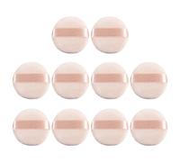HAMPPLIES 10pcs Setting Powder Applicators Comfortable Makeup Pads Cosmetics Pad for Face Woman