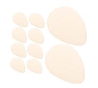 HAMPPLIES 10pcs Silicone Powder Puff Makeup Blender Sponge Non-absorbent Applicator Blending Sponges for Liquid Concealer Foundation