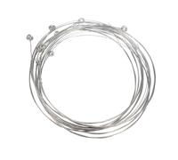 HAMPPLIES 10pcs Steel Guitar Replacement Strings B String Bass Acoustic Bright Clear Tone Easy Installation for All Playing Styles