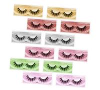 HAMPPLIES 12 Pairs Base Mixed Dense Curl False Eyelashes for Stage Party Daily Makeup Natural Look Grafting Extension Tool Included