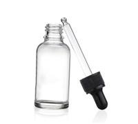 HAMPPLIES 12pcs Essential Oil Dropper Bottles Glass Storage Container for Fragrance Lotion Liquid Transparent for Travel Accessories
