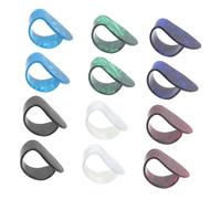 HAMPPLIES 12PCS Guitar Finger Picks Medium Thumb Picks for Banjo Acoustic Guitar Ukulele Harp Bass Comfortable Design for Enhanced Playing Experience for Fingerstyle Musicians