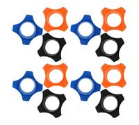 HAMPPLIES 12pcs Microphone Slip Ring Rubber Mic Holder Handheld Microphone Protection Collar for Wireless Mic Rolling Ring