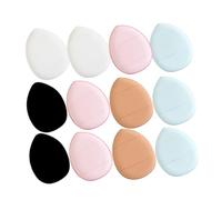 HAMPPLIES 12pcs Mini Powder Puff for Makeup Finger Portable Makeup Tools for Face