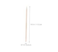 HAMPPLIES 150pcs Double Ended Orange Wood Cuticle Nail Pusher Sticks for Manicure Pedicure Precision Grooming Nail Art Tools for Home Salon Travel