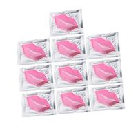 HAMPPLIES 15Pcs Collagen Hydrating Lip Mask Pads for Women Moisturizing Anti-aging Exfoliating Lip Care Smooth Texture Restore Color and Shine Skin-friendly Collagen Gel Treatment