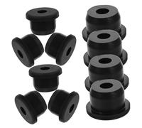 HAMPPLIES 15pcs Silicone Wire Grommets High Temperature Resistant Single-Sided Sealing Gasket for Electrical Wire Protection Cable Management
