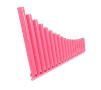HAMPPLIES 16-note Pink Pan Flute - Chinese Traditional Musical Instrument for Beginners and Students, Portable Folk Wind Pipe for Music Class, Outdoor Practice, and Concert Performance
