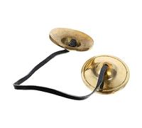 HAMPPLIES 1Pc Meditation Cymbal Bell Brass Yoga Instrument for Meditation Religious Ceremonies Sound Therapy Lightweight Compact Design Produces High Pitched Tone