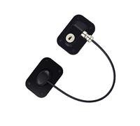 HAMPPLIES 1pc Protective Lock Multi Functional Window Safety Lock for Childproofing Easy Installation Black for Sliding Windows and Doors Prevents Accidents and Improves Air Circulation