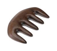 HAMPPLIES 1Pc Sandalwood Massage Comb Durable Scalp Tool for Thickened Tooth Design Promotes Portable and Natural Hair Care Accessory