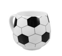 HAMPPLIES 1pcs Ceramic Football Shaped Mug Large Capacity Coffee Cup | Novelty sports drinkware for tea or milk, simple chic design, creative ceramic piece for weddings birthdays