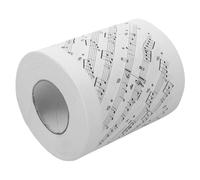 HAMPPLIES 1roll Musical Note Toilet Paper Roll Creative Printed Tissue for Bathroom Decor Fun for Music Lovers Safe and Elegant Bathroom Accessory
