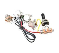 HAMPPLIES 1set Electric Guitar Potentiometer Wiring Hat Toggle Pots Compatible Guitar Parts Easy to Install and Design