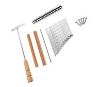 HAMPPLIES 1set Kalimba Accessories Keys and Tuning Hammer for Thumb Piano Portable and Kalimba Parts for Music Enthusiasts and Competitions