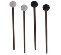HAMPPLIES 2 pairs Ethereal Drum Mallet of Lightweight Rubber Drumsticks for Stage Percussion Durable Safe Accessory for Music Enthusiasts Birthday