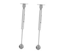 HAMPPLIES 2 Pcs Hydraulic Gas Struts for Cabinet Doors with High Pressure Resistance and Simple Installation, Silver Thickened Steel Gas Spring Support Rods for Kitchen Furniture