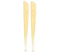 HAMPPLIES 2 Pcs Portable Earwax Cleaning Tools Safe Durable Ear Spoons Lightweight Ear Clean Accessories for Comfortable Use and Gentle Earwax Removal