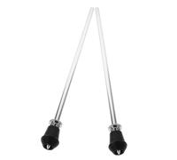 HAMPPLIES 2 Pcs Universal Metal Bass Drum Legs Floor Stand Bracket 39cm Adjustable Drum Kit Accessory Leg Clamp for Professional Percussion Sets