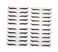 HAMPPLIES 20 Pairs Reusable Eyeliner Stickers Self Adhesive Eyeshadow Tapes Colors Easy Application for All Eye Shapes for Makeup Enthusiasts and Everyday Use