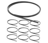 HAMPPLIES 20 Pcs Guitar Binding Purfling Strips 1650 * 6 * 1.5mm Abs Material Decorative Edging for Acoustic/classical Guitars Black