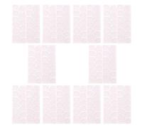 HAMPPLIES 20 Sheets Transparent Pink Nail Jelly Sticker Double-sided Adhesive Tabs Thickness for DIY Fake Nails Home Professional Use