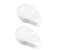 HAMPPLIES 200pcs Cotton Mango-shaped Eye Pads Portable Eye Nursing Patch Oval Shape Household Comfortable for Dry Eye Treatment