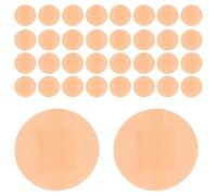HAMPPLIES 200pcs Waterproof Adhesive Round Bandages Mini Wound Patches Air Permeability and Pe Material for Care at Home Or in Your Bag