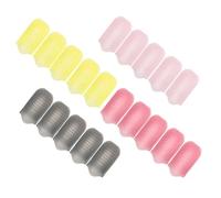 HAMPPLIES 20pcs Adjustable Plastic Nail Clips for Gel Nail Polish Removal Comfortable Fit Soak Off Remover Caps Multi-Color Manicure Tool for All Finger