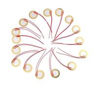 HAMPPLIES 20pcs Discs for Musical Sensors Trigger Drum Components High Sensitivity and Low Power Consumption for Acoustic Instruments