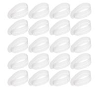 HAMPPLIES 20pcs Fusion Hair Glue Protector Templates with Multi-spacer Heat Shield Guards for Keratin Extensions Ultralight Fusion Hair Tools for Quick Weaving and Heat Damage Prevention